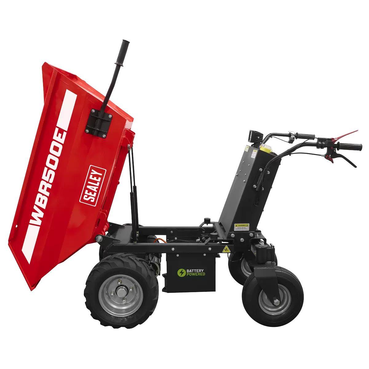 Sealey WBR500E 48V Electric Mini Dumper Weight Capacity 500kg & Bucket Capacity 236L
