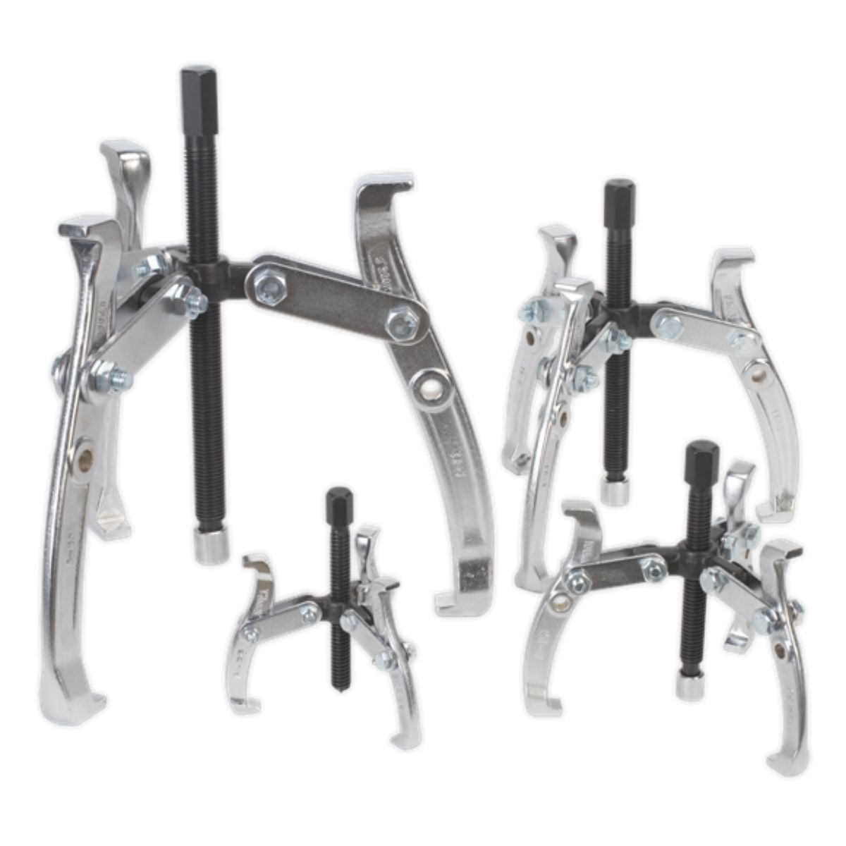 Sealey AK79 Triple Leg Gear Reversible Puller Set 4pc