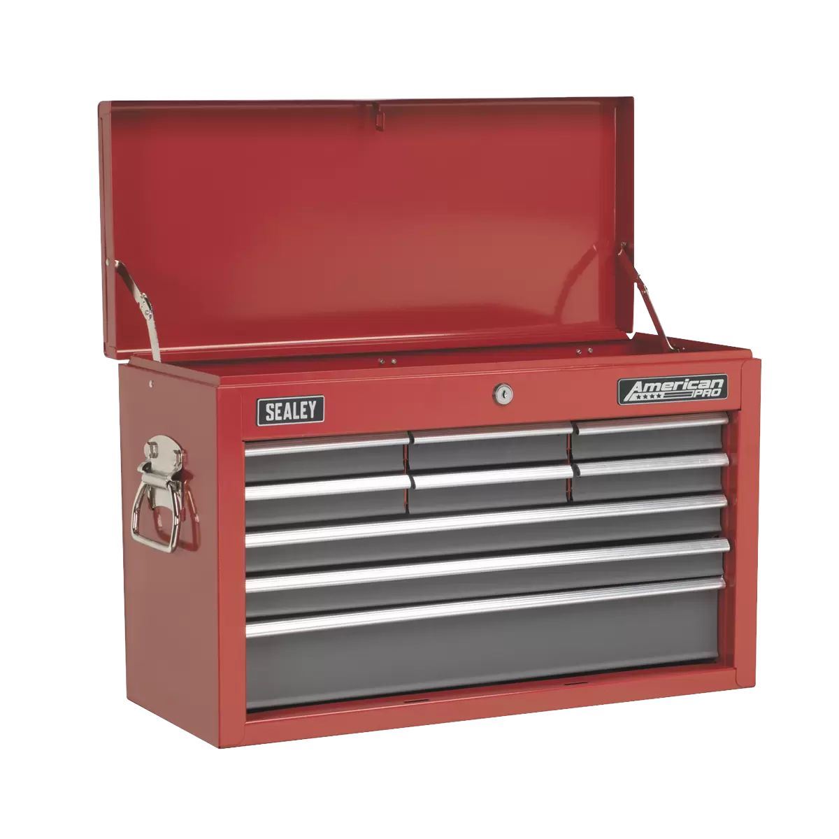 Sealey AP22509BBCOMB 9 Drawer Top chest with 205pc Tool Kit Red