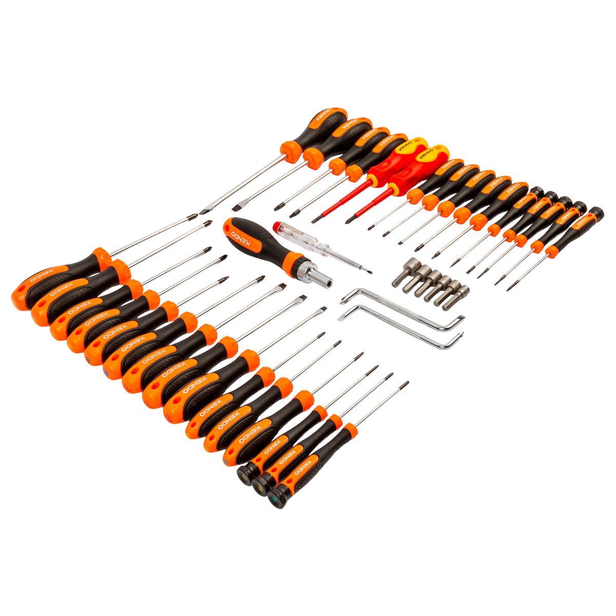 Kendo 101pc Screwdriver & Bit Set with Organiser Stand