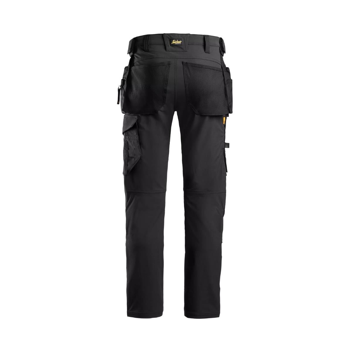 Snickers AllroundWork Full Stretch Trousers with Holster Pockets Black - 32