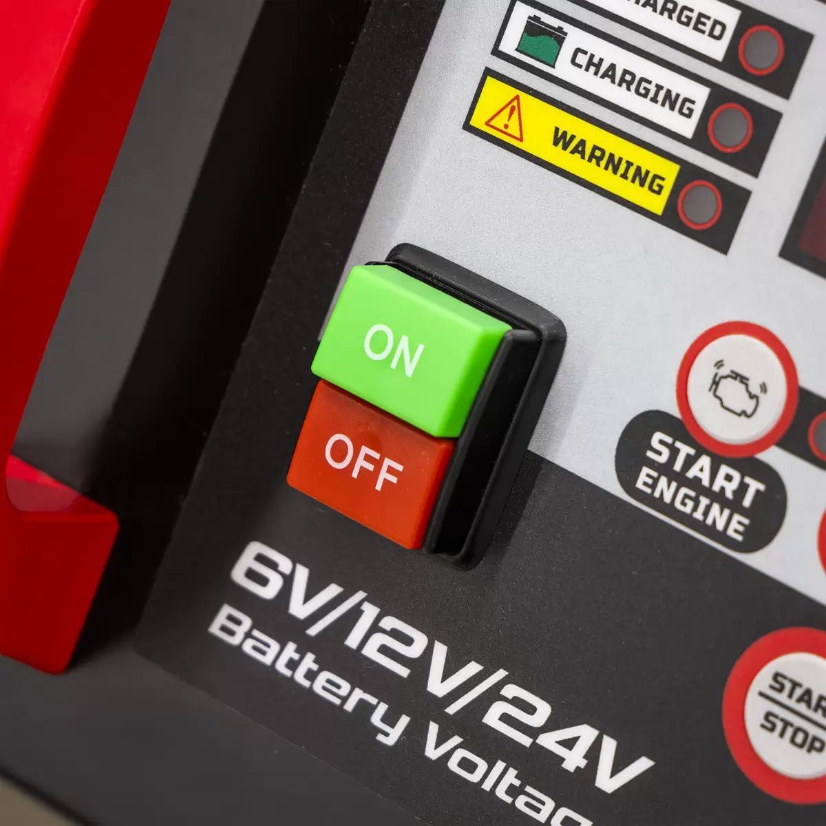 Sealey SUPERSTART550E 6/12/24V Battery Starter Charger 550A/230V