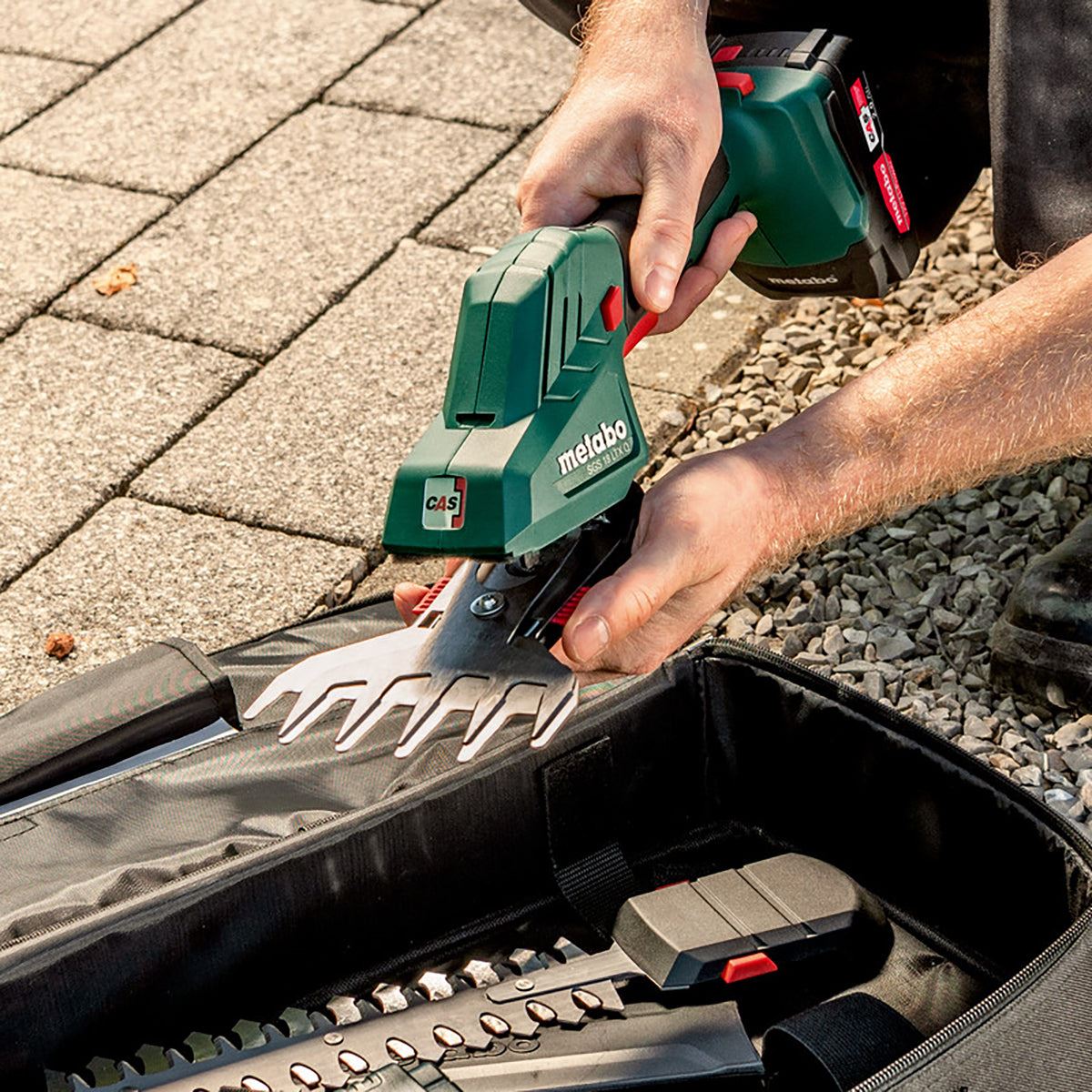Metabo SGS 18 LTX Q 18V Shrub & Grass Shear With 1 x 4.0Ah Battery & Charger