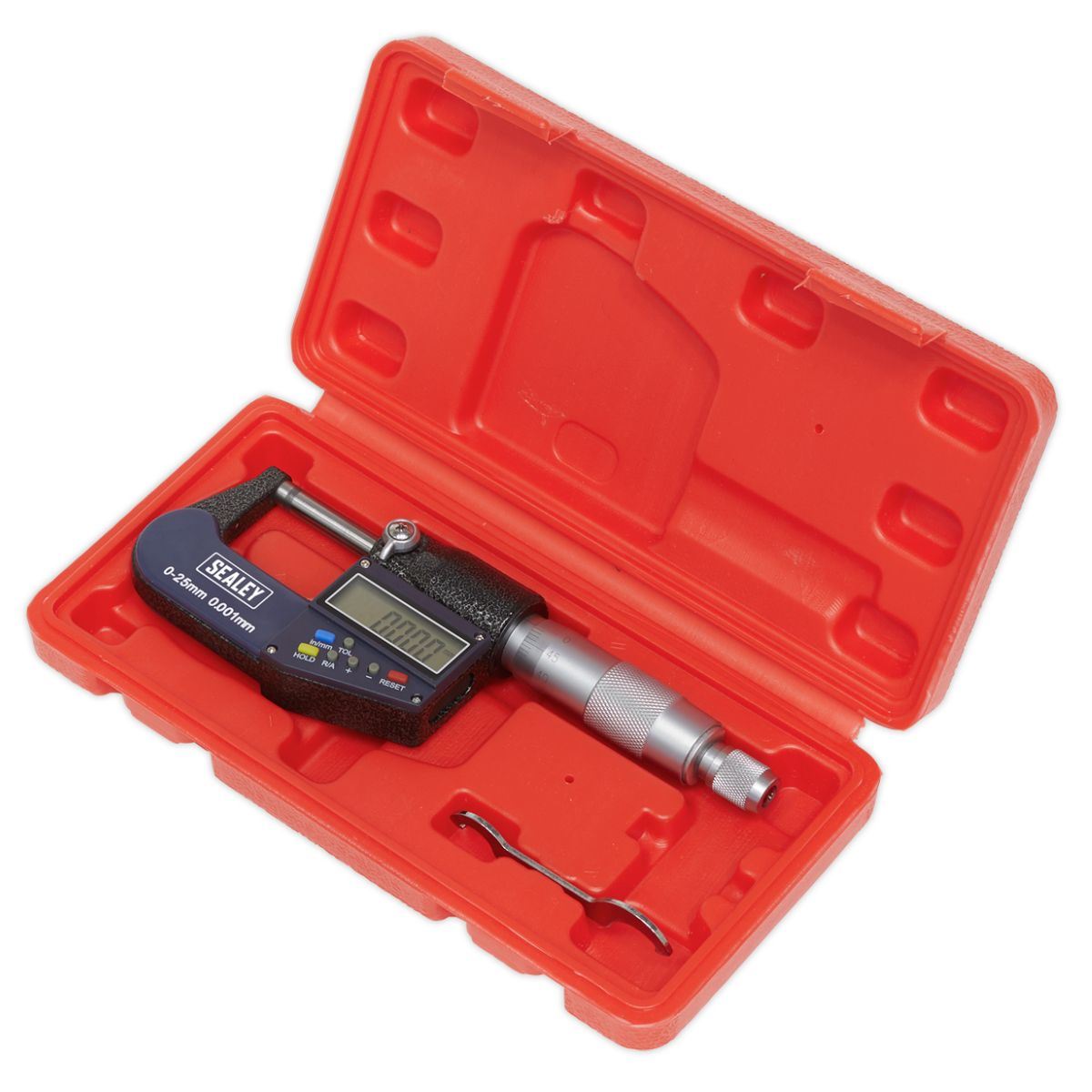 Sealey AK9635D Digital External Micrometer 0-25mm(0-1