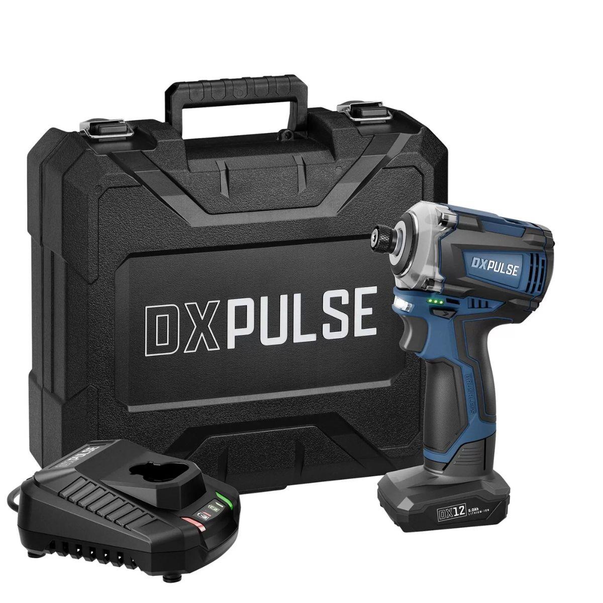 Draper DX12VIDB4 DXPULSE 12V Impact Driver Kit 1/4
