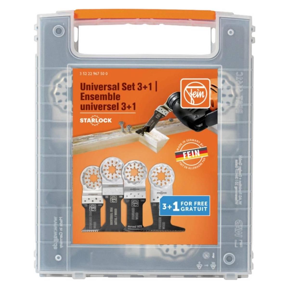Fein 4 Piece E-Cut Starlock Timber Cutting Blade Set 35222967500