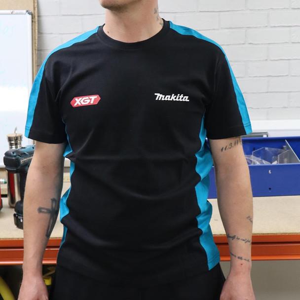 Makita 98P197/M XGT Black & Blue T-Shirt Size - Medium
