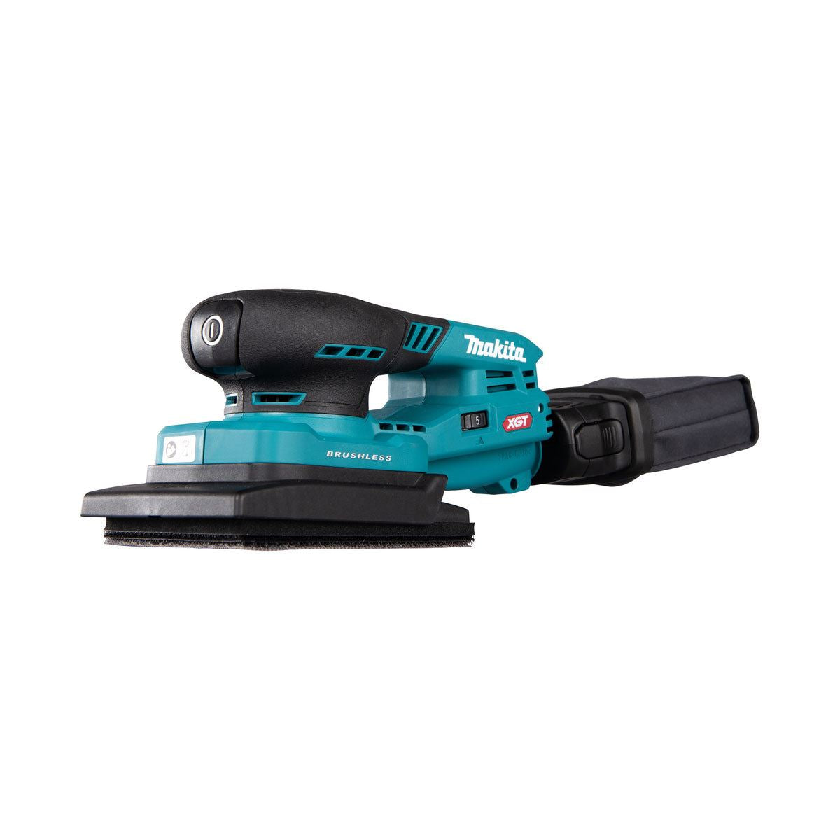 Makita BO005CGZ 40V XGT 80 x 130mm Brushless Orbital Sander with 1 x 2.5Ah Battery Charger & Bag