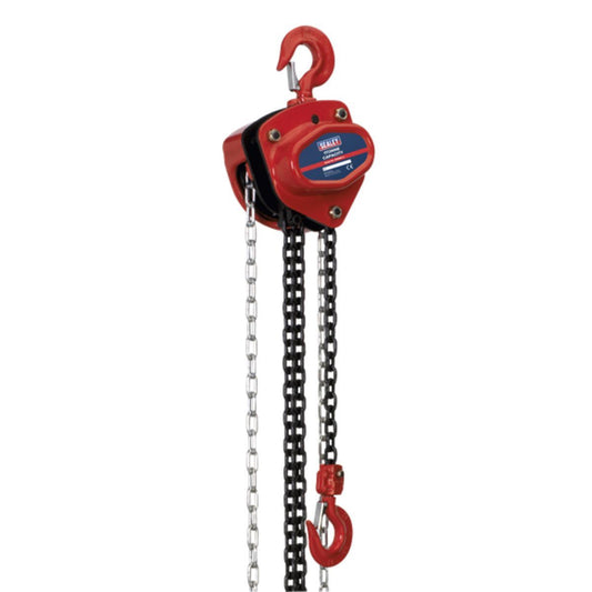 Sealey CB1000 1 Tonne Chain Block 2.5m Drop