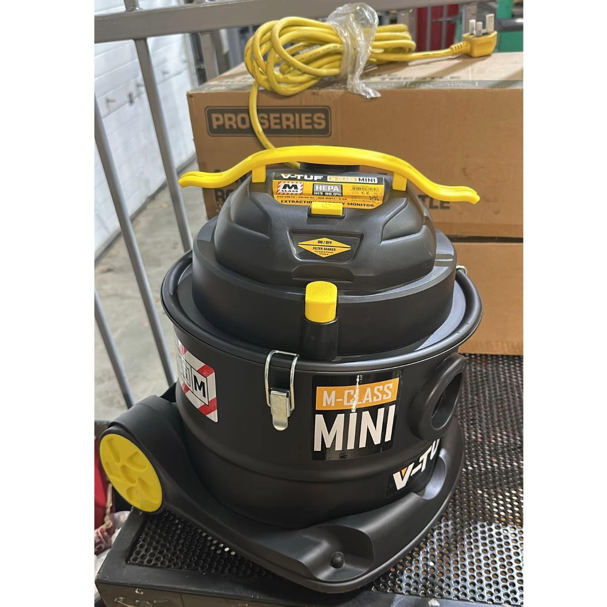 V-TUF MINI240 M-Class Dust Extractor Vacuum Cleaner 240V Item Condition Damaged Box