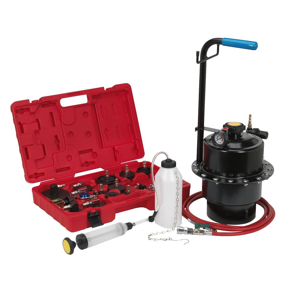 Sealey VS0204 5L Pneumatic Brake & Clutch Pressure Bleeder Kit