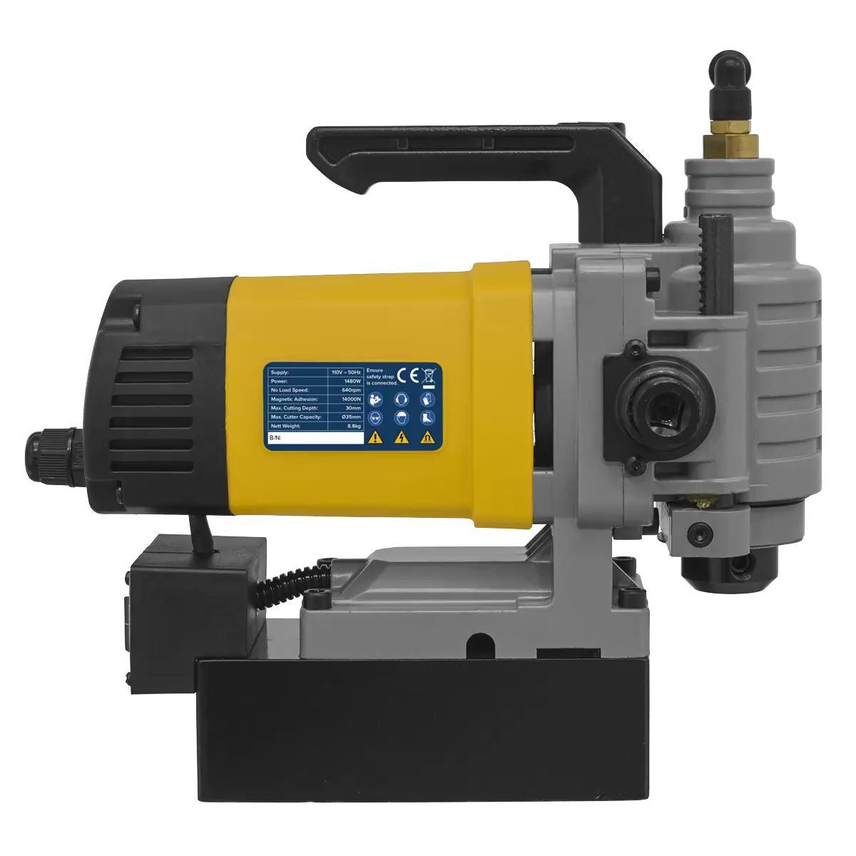 Sealey MAG35110VLP 35mm Low Profile Magnetic Drilling Machine 110V