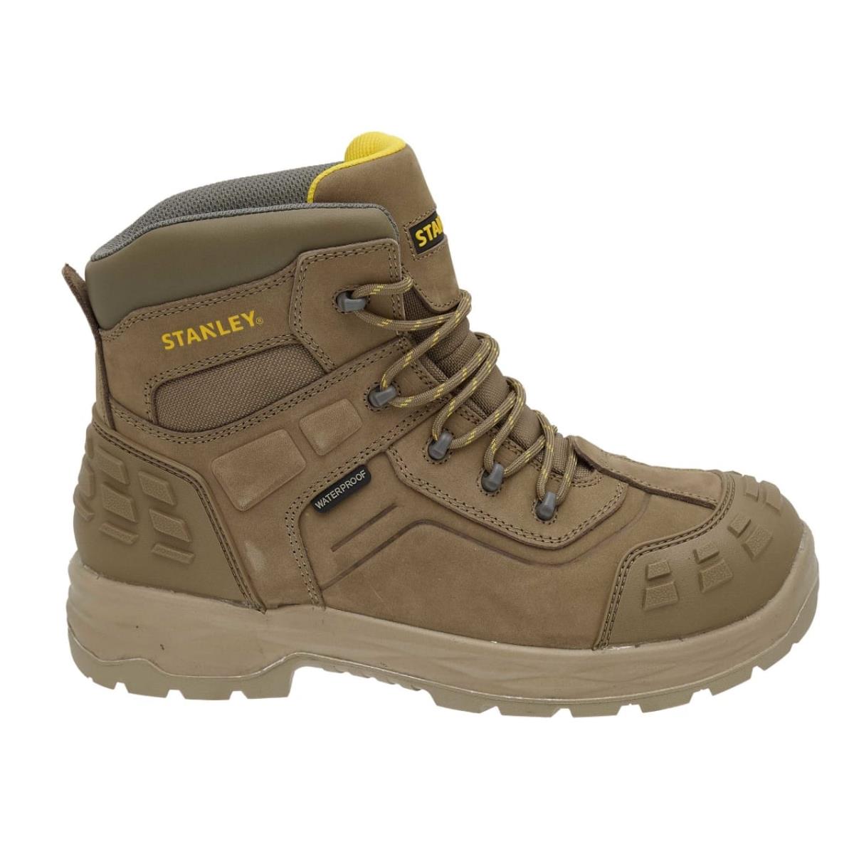 Stanley Atlanta Waterproof Safety Hiker Boots Stone - Size 10