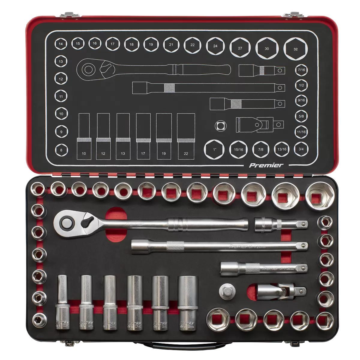 Sealey AK7925 Socket Set 1/2