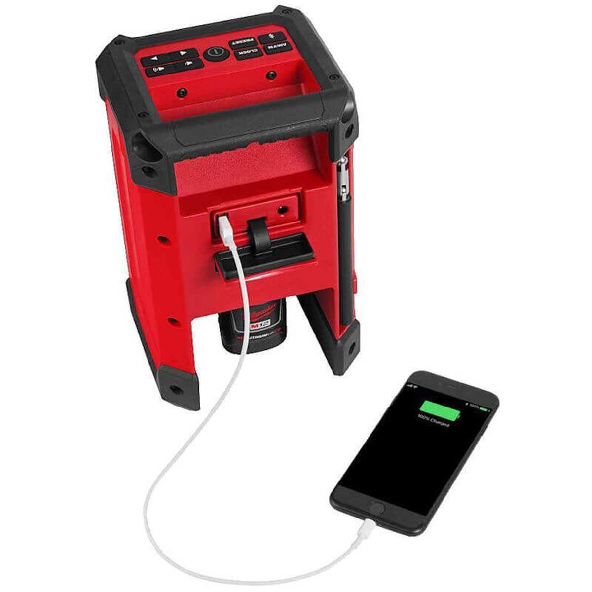 Milwaukee M12RCDAB+-0 12V Radio and Charger with 5.0Ah Battery