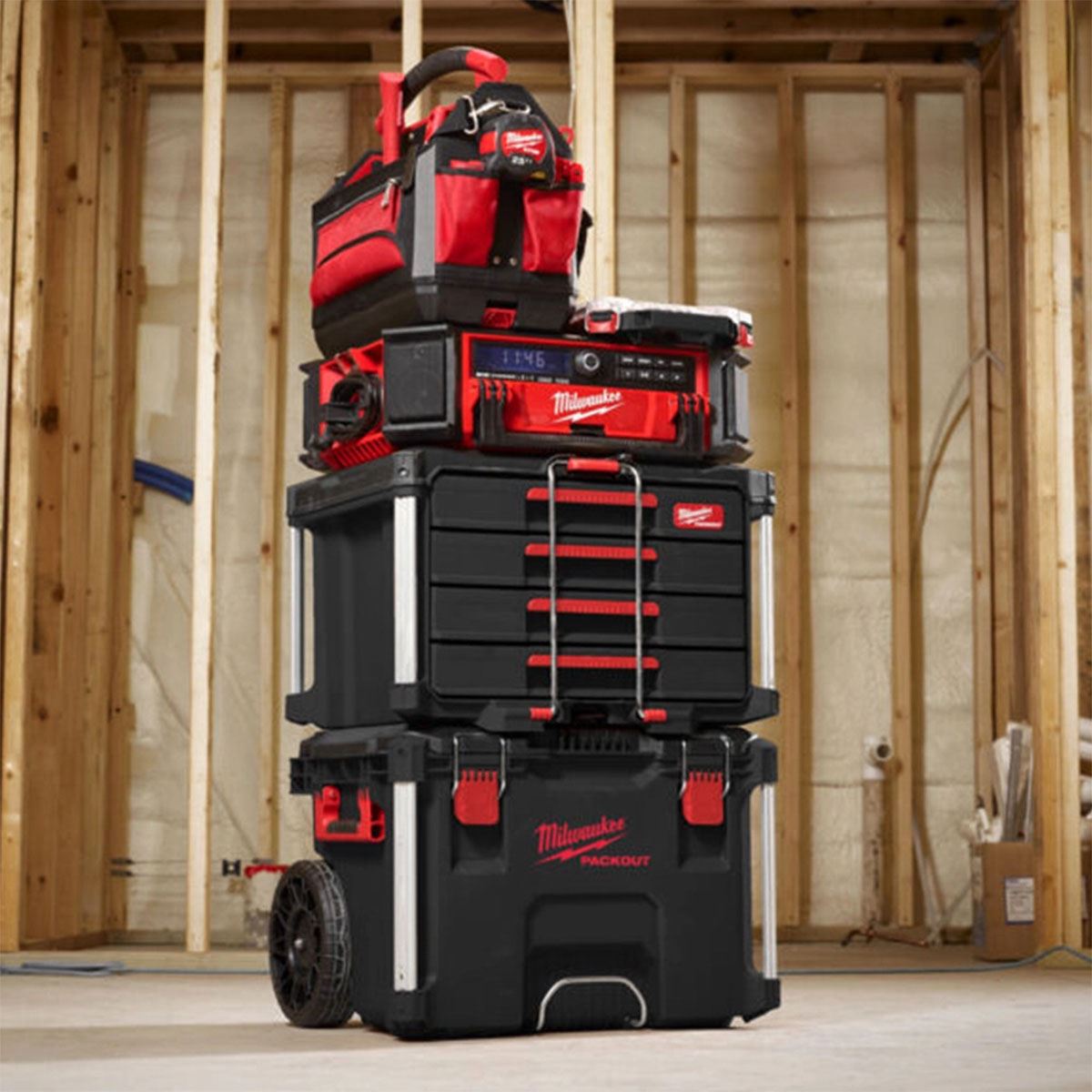 Milwaukee PACKOUT 4 Drawer Tool Box 4932493189