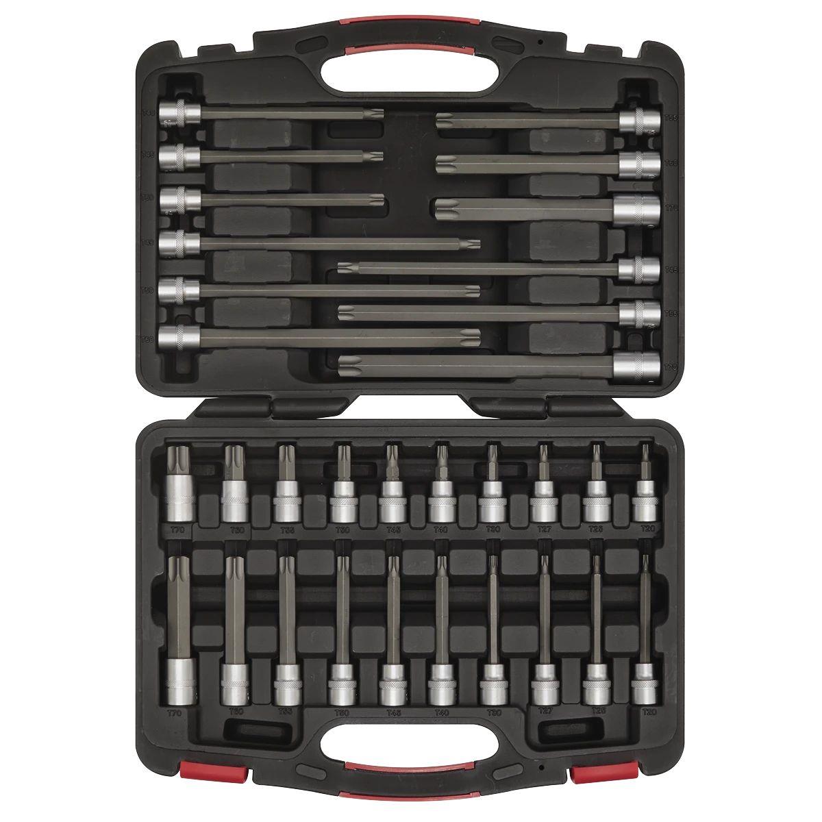 Sealey AK89001 Premier Platinum TRX-Star Socket Bit Set 3/8