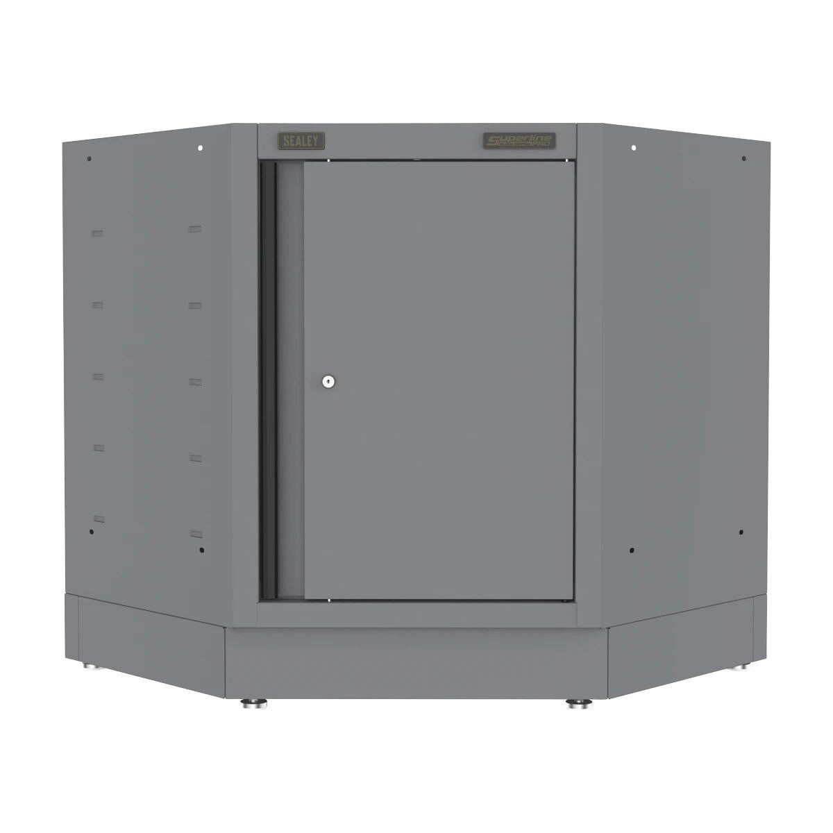 Sealey APMS42BE Superline PRO Black Edition Modular Corner Floor Cabinet 860mm
