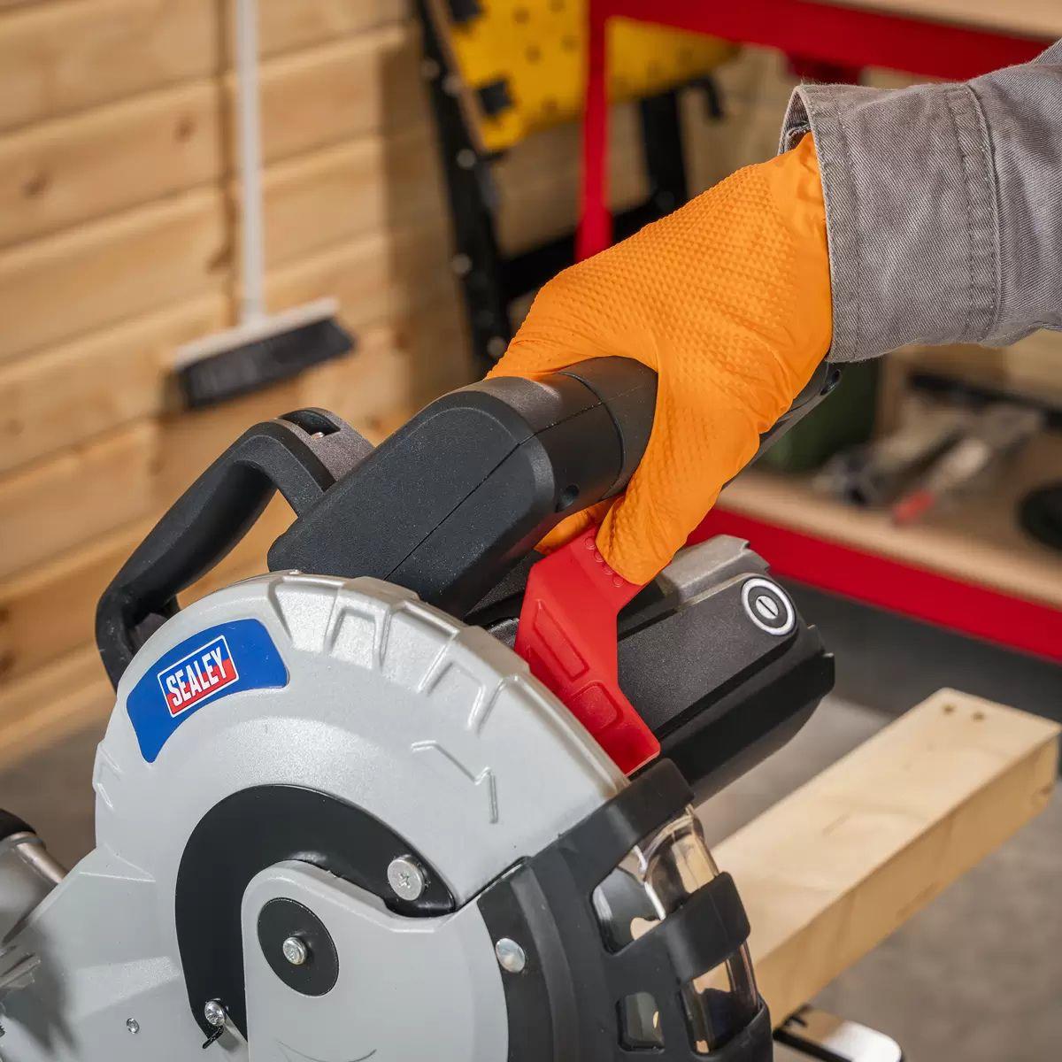 Sealey SMS216 216mm Double Sliding Compound Mitre Saw 230V/1450W