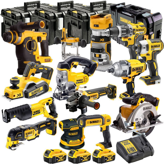 Dewalt DCKT4T13B4 18V 3 x 5.0Ah Battery & Charger XR 13 Piece TStak Tool Storage Kit
