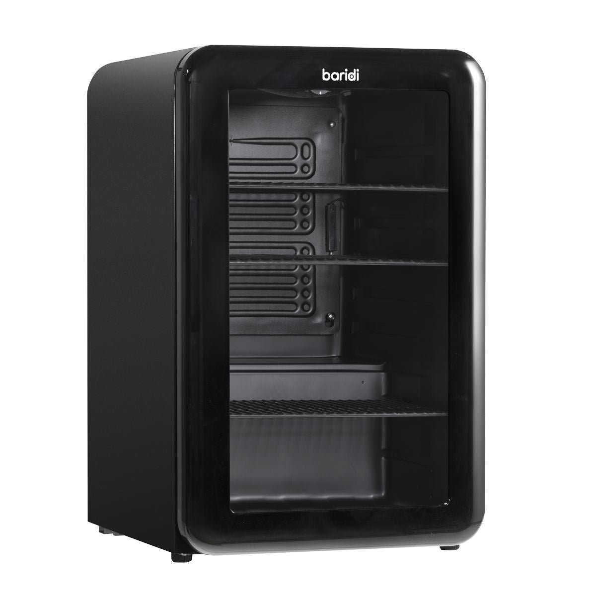 Sealey DH222 Baridi Retro Style Drinks Fridge 70L Capacity Black