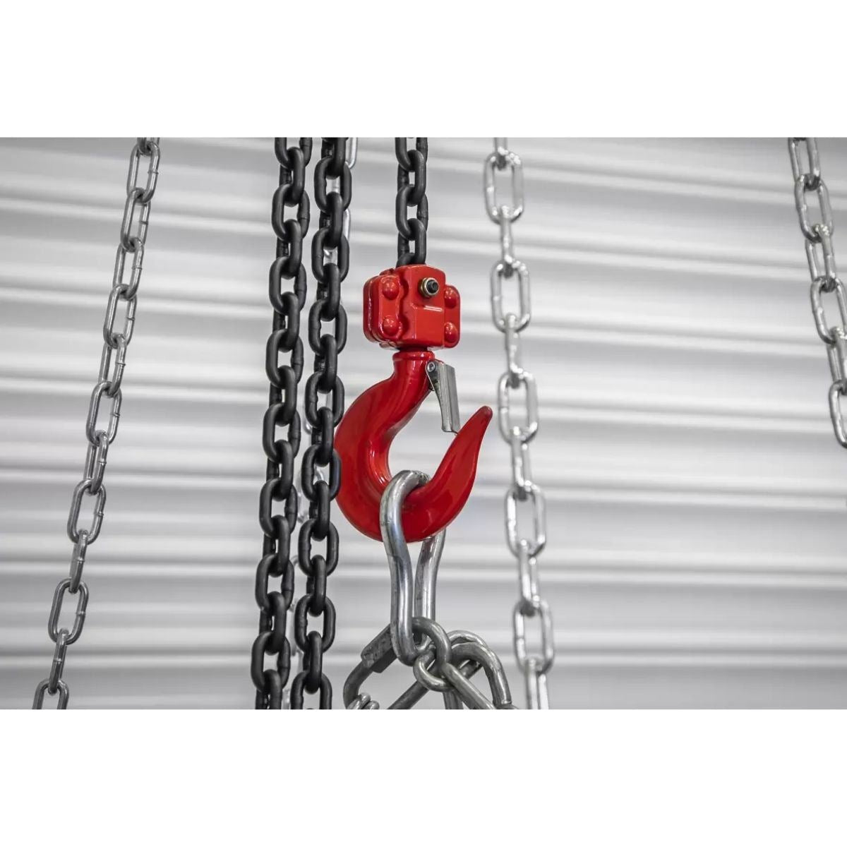 Sealey SG1000KITG Portable Gantry Crane Adjustable 1 Tonne with Geared Trolley Combo