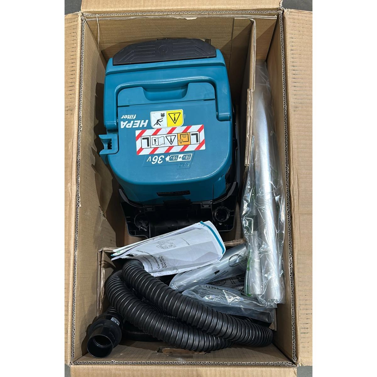 Makita DVC867LZX4 36V LXT Brushless L-Class 8L Dust Extractor With AWS Body Only Item Condition Seller Refurbished