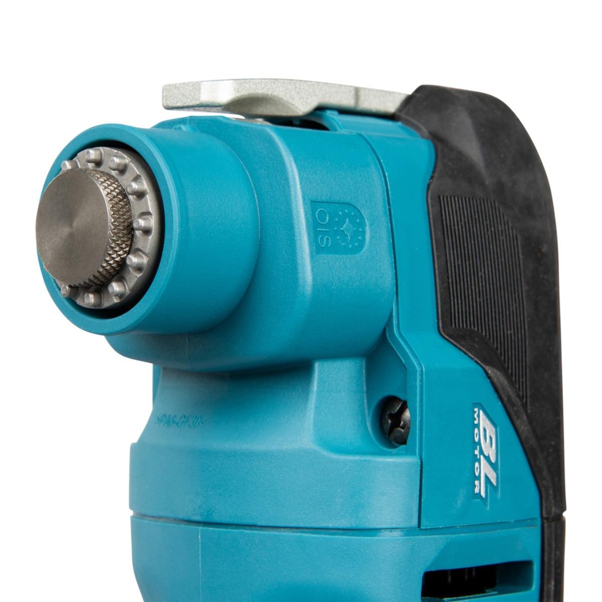 Makita DTM53Z 18V LXT Brushless Multi Tool With 3 Piece Wood E-Cut Set