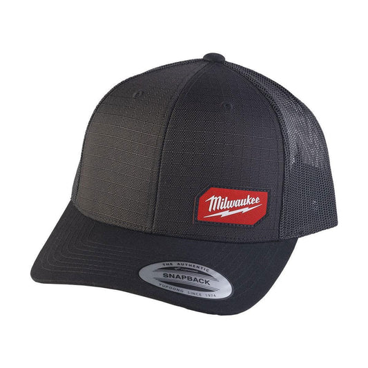 Milwaukee Black Snapback Trucker Cap 4932493107