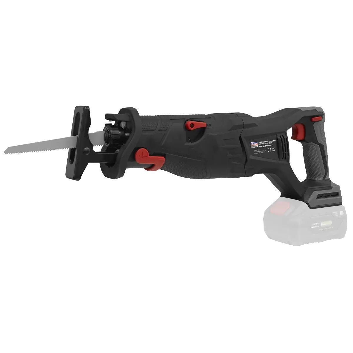 Sealey CP20VRSXKIT 20V Brushless Reciprocating Saw Kit with 2 Batteries & Charger