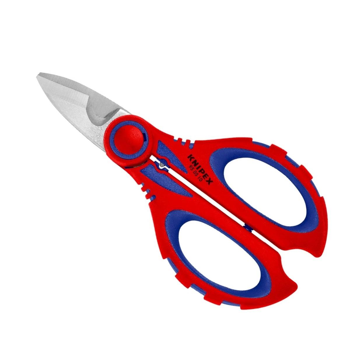Knipex Electricians Shears Cable Cutters with Multi-Component Grips 95 05 10 SB