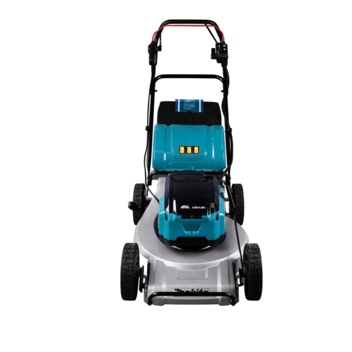 Makita DLM533PT4 18V/36V LXT Cordless Brushless 530mm Lawn Mower With 4 x 5.0Ah Batteries & Charger