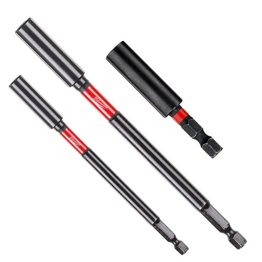 Milwaukee Magnetic Bit Holders 60mm 152mm & 305mm Shockwave Impact Duty