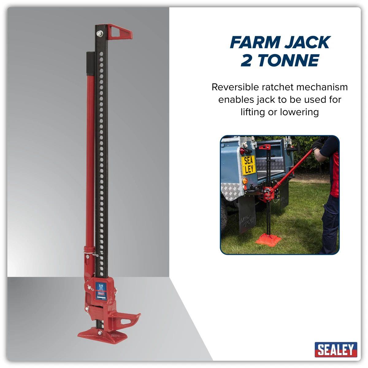 Sealey FJ48 Farm 1200mm Jack -2 Tonne Capacity