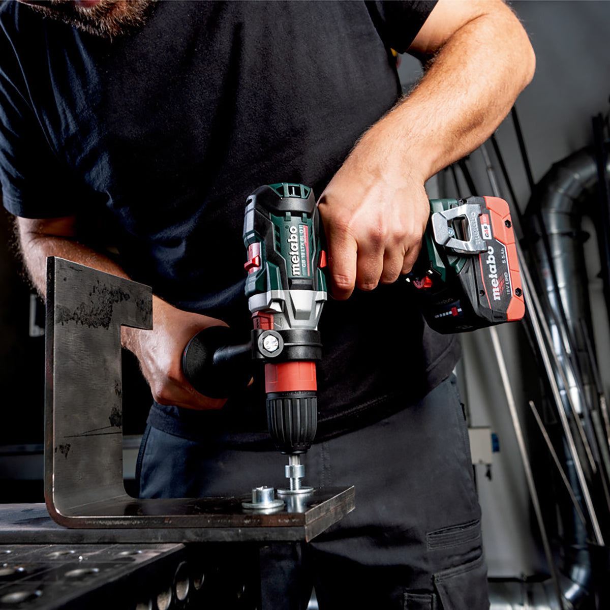 Metabo GB 18 LTX BL Q I 18V Brushless Tapper Drill Driver with 1 x 5.2Ah Battery Charger & Metabox