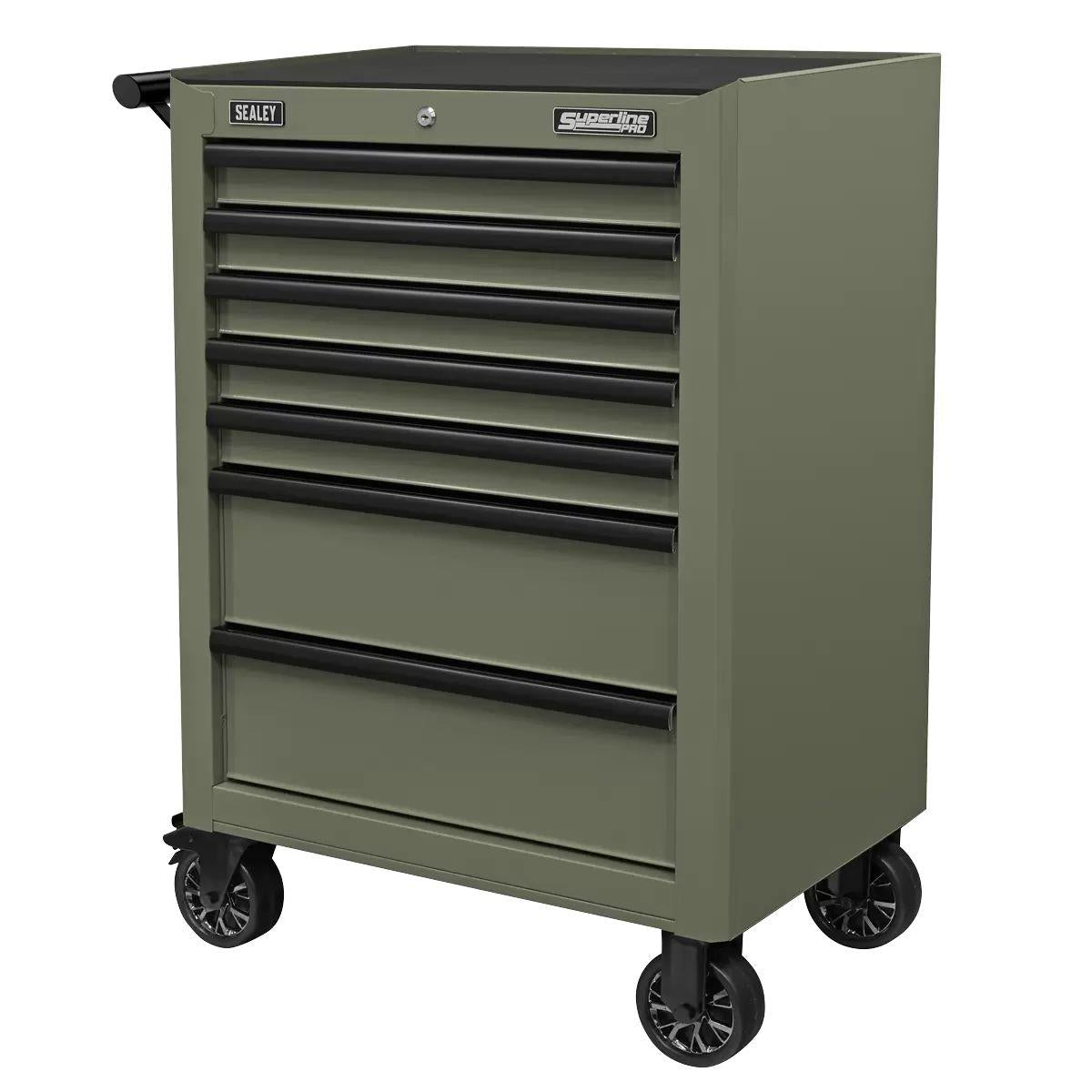 Sealey AP26479TK Superline PRO Heavy-Duty Rollcab 7 Drawer Khaki