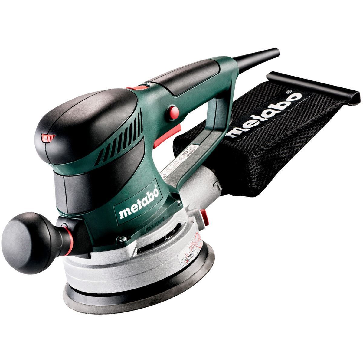 Metabo SXE 450 TurboTec 150mm Random Orbital Sander 240V 600129380 with Sanding Disc 60G, 80G, 120G, 240G Pack of 100