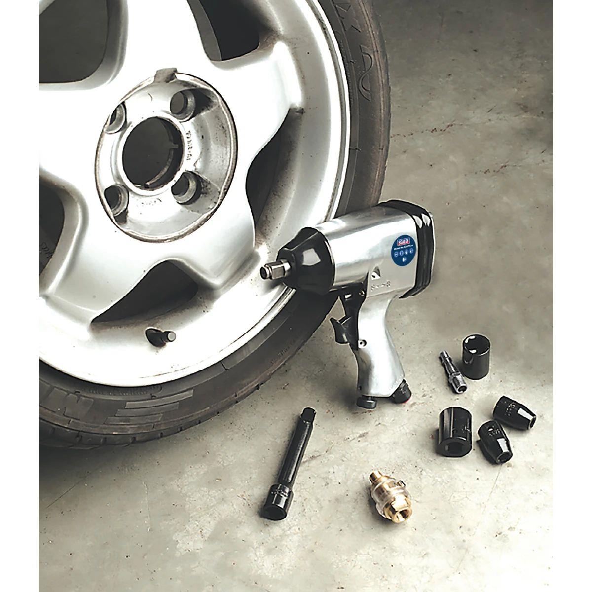 Sealey SA2/TS Air Impact Wrench Kit with Sockets 1/2 Inch Sq Drive