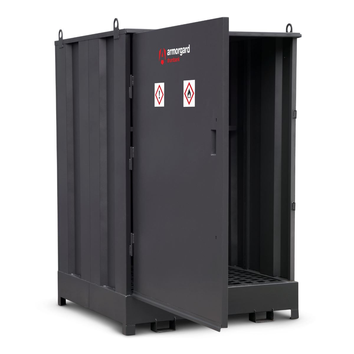 Armorgard DB2S Enclosed Drumbank 4 Drum Storage Solution 1410mm x 1430mm x 2205mm for Safe Handling