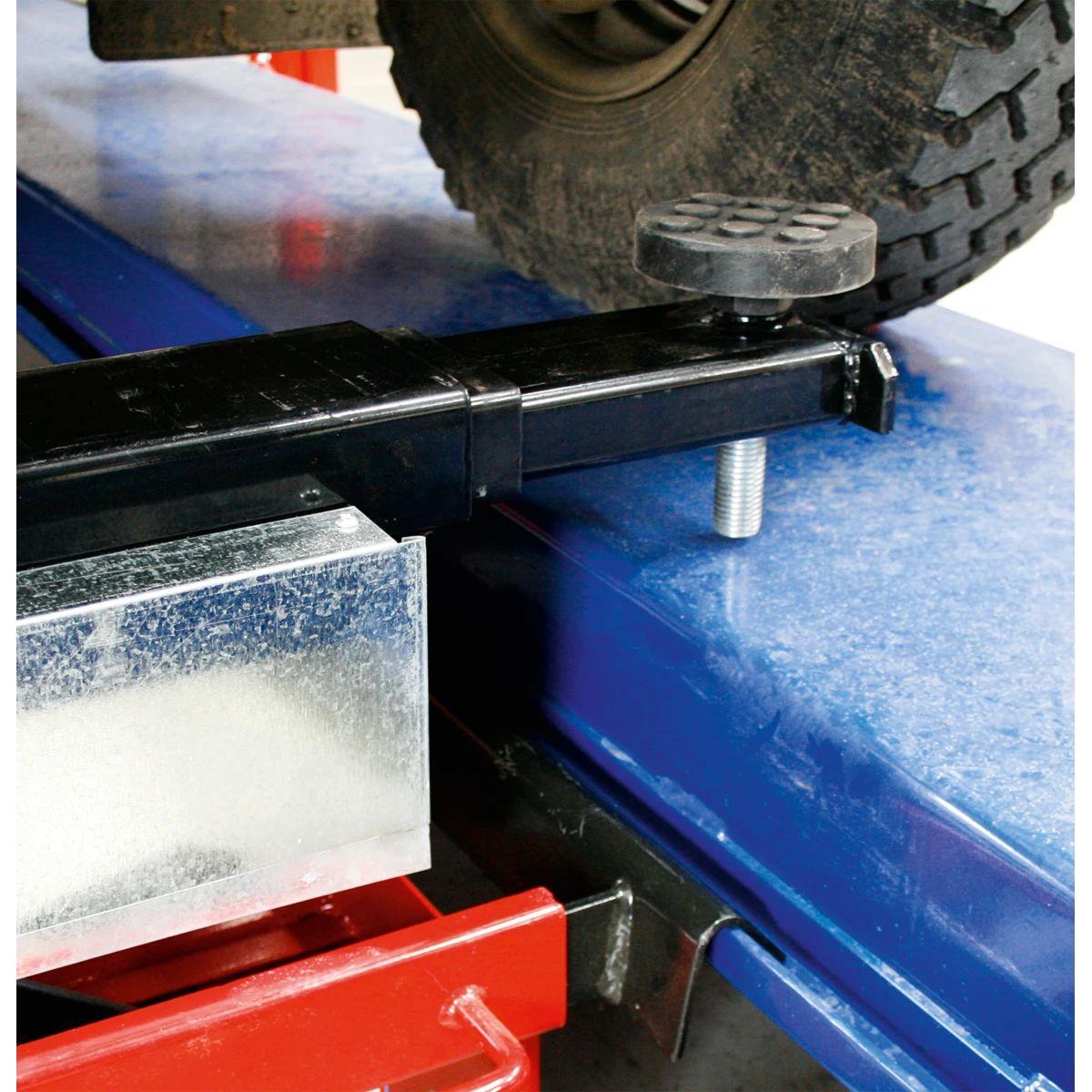 Sealey SJBEX200 Jacking Beam 2tonne with Arm Extenders and Flat Roller Supports