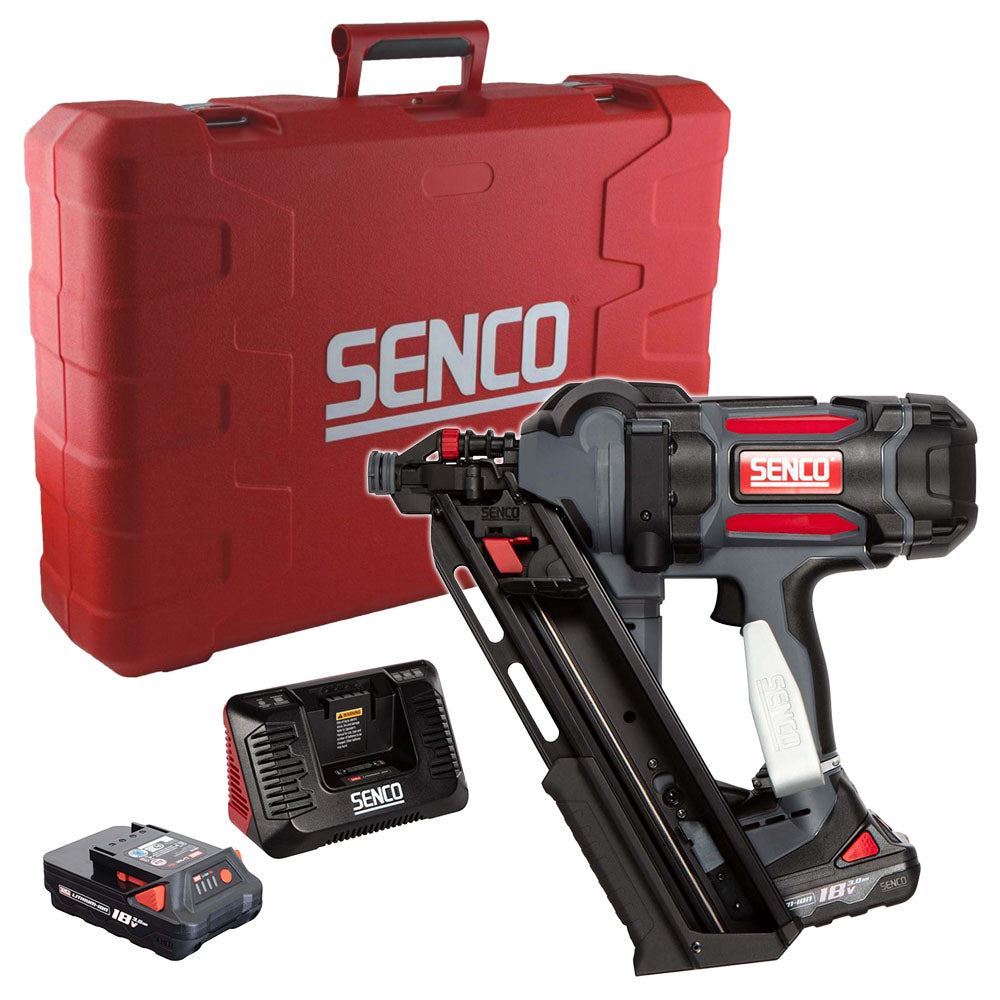 Senco F-35XP 2.0 Fusion 18V First Fix Framing Nailer with 2 x 3.0Ah Battery Charger & Case - 10G2003N Item Condition Box Opened Never Used