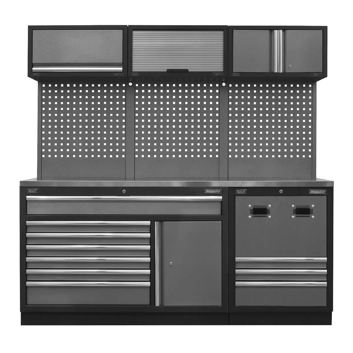 Sealey APMSSTACK14SS Modular Storage System Combo Stainless Steel Worktop