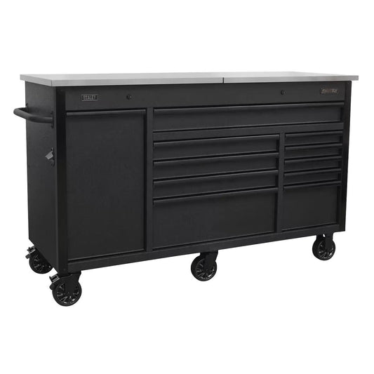 Sealey AP6310BE Mobile Tool Cabinet 1600mm Power Tool Charging Drawer