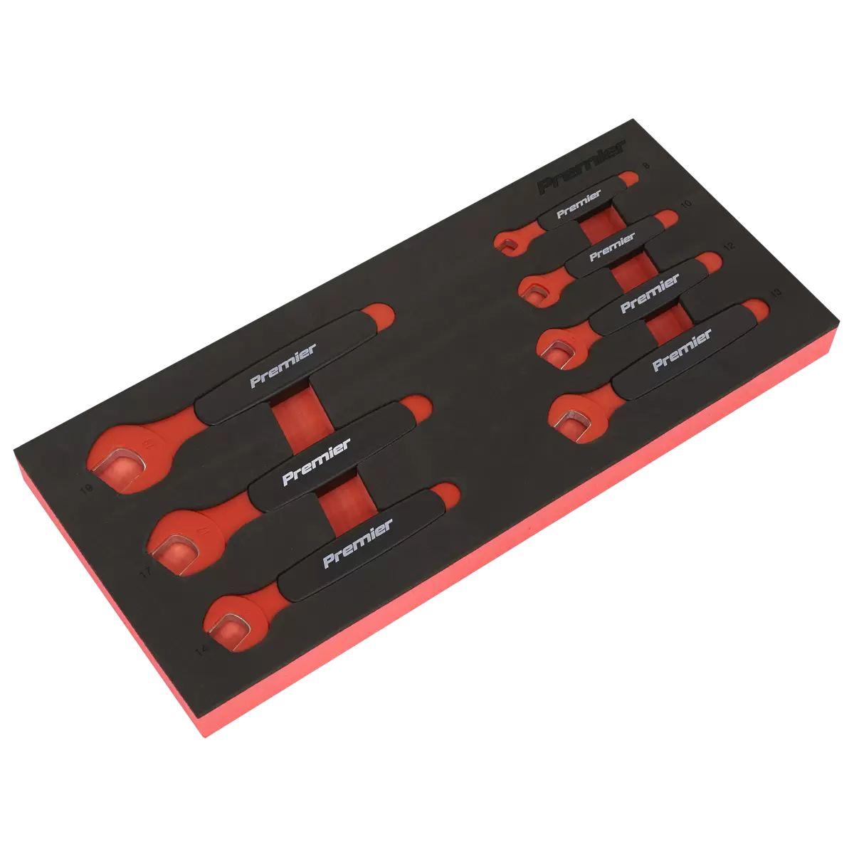 Sealey TBT45 Premier Ratchet, Torque Wrench, Breaker Bar & Socket Adaptor Set with Tool Tray 12pc