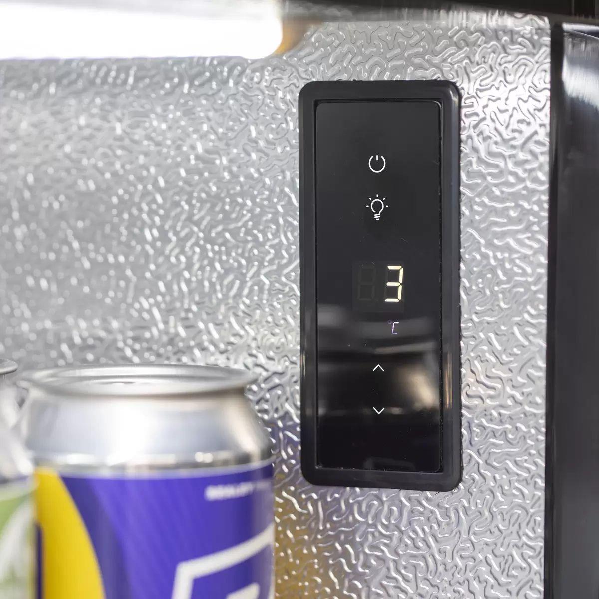 Sealey DH336 Baridi Back Bar Drinks Fridge/Cooler with Triple Hinged Door & Security Lock 307L Black 240V