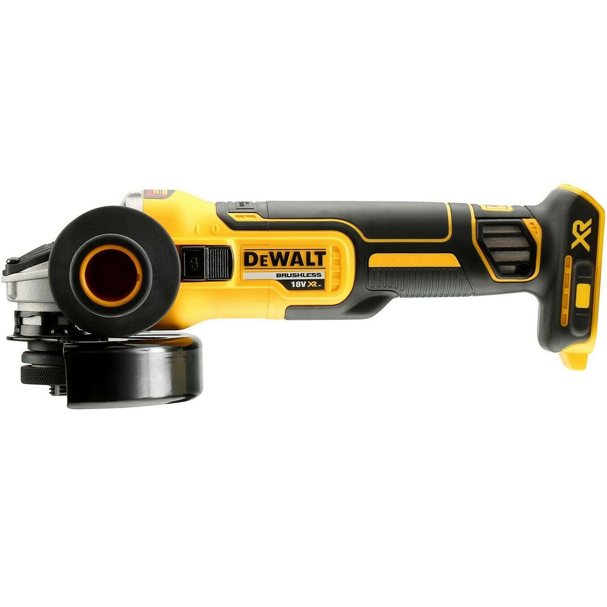 Dewalt DCG405N 18V XR Brushless 125mm Angle Grinder Body with 10 Piece Disc