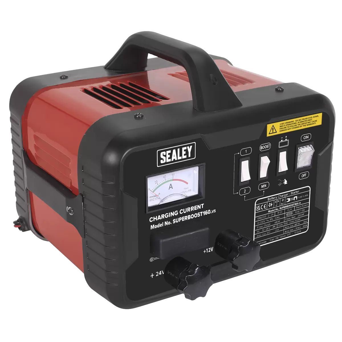 Sealey SUPERBOOST160 160/30A 12/24V Starter/Charger