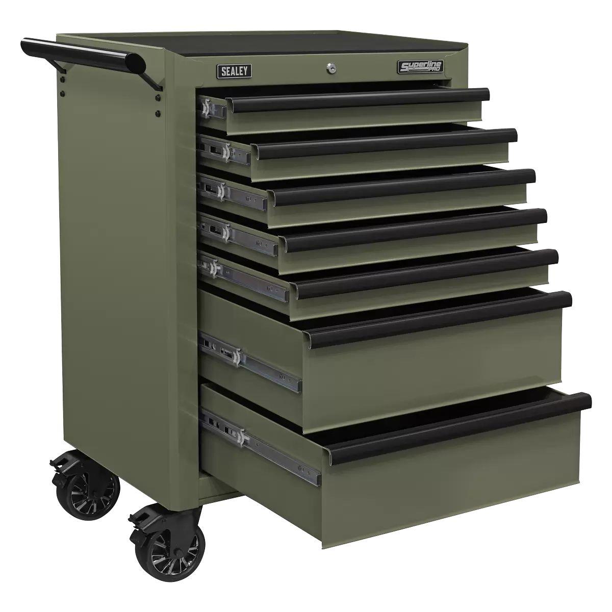 Sealey AP26479TK Superline PRO Heavy-Duty Rollcab 7 Drawer Khaki