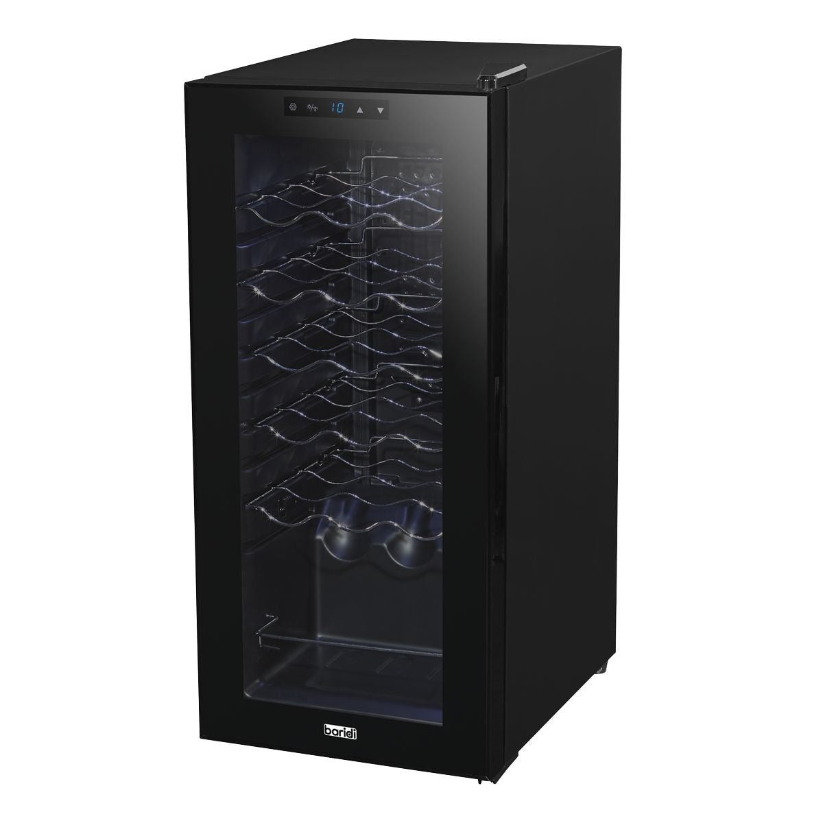 Sealey DH6 Baridi 18 Bottle Fridge & Cooler 50L Black 230V