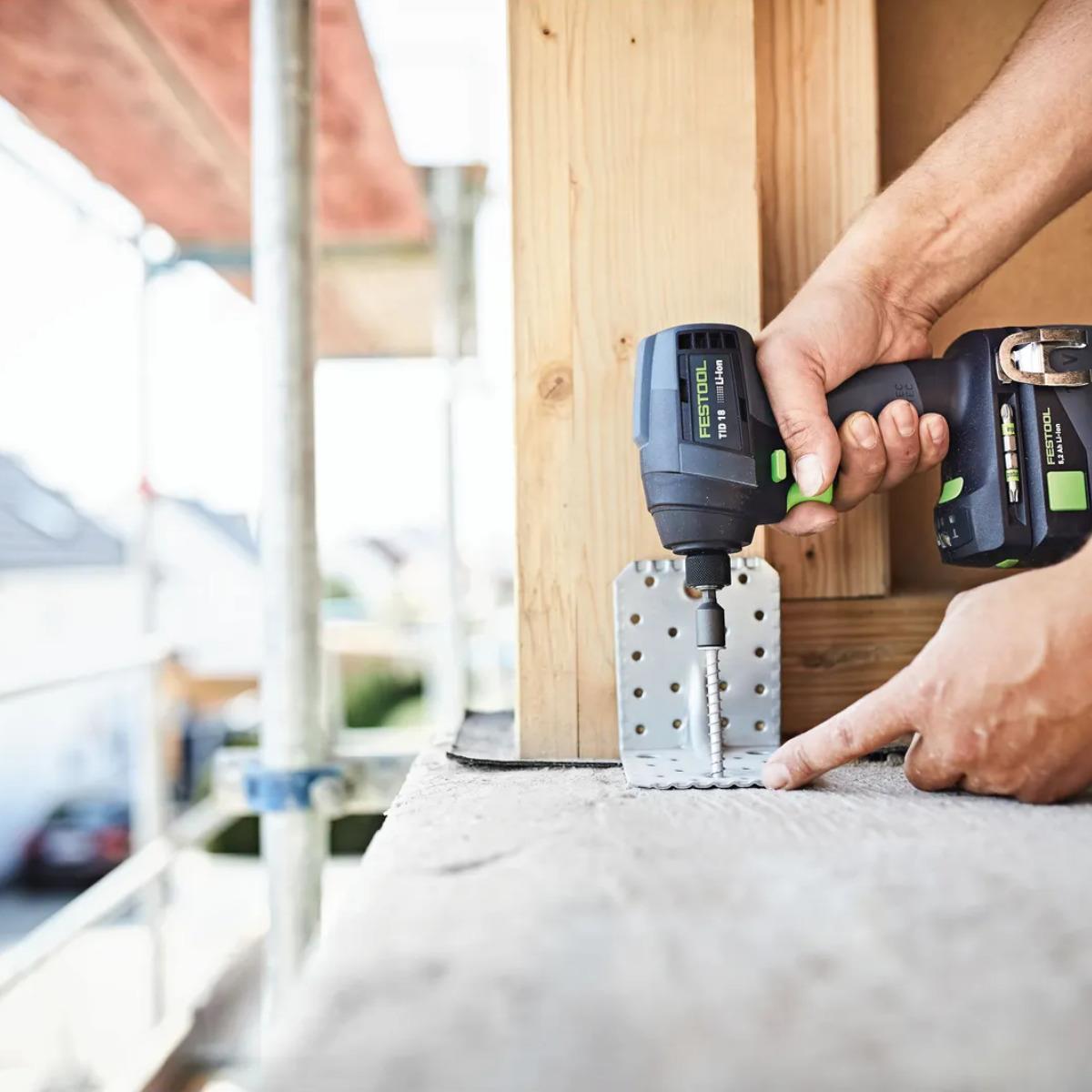Festool TID 18 HPC4,0I-Set T18GB 18V Brushless Impact Driver & Drill Driver Twin Set with 2 x 4.0Ah Battery, Charger & Case 577245